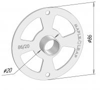 Копировальное кольцо 20/86 (DeWALT)